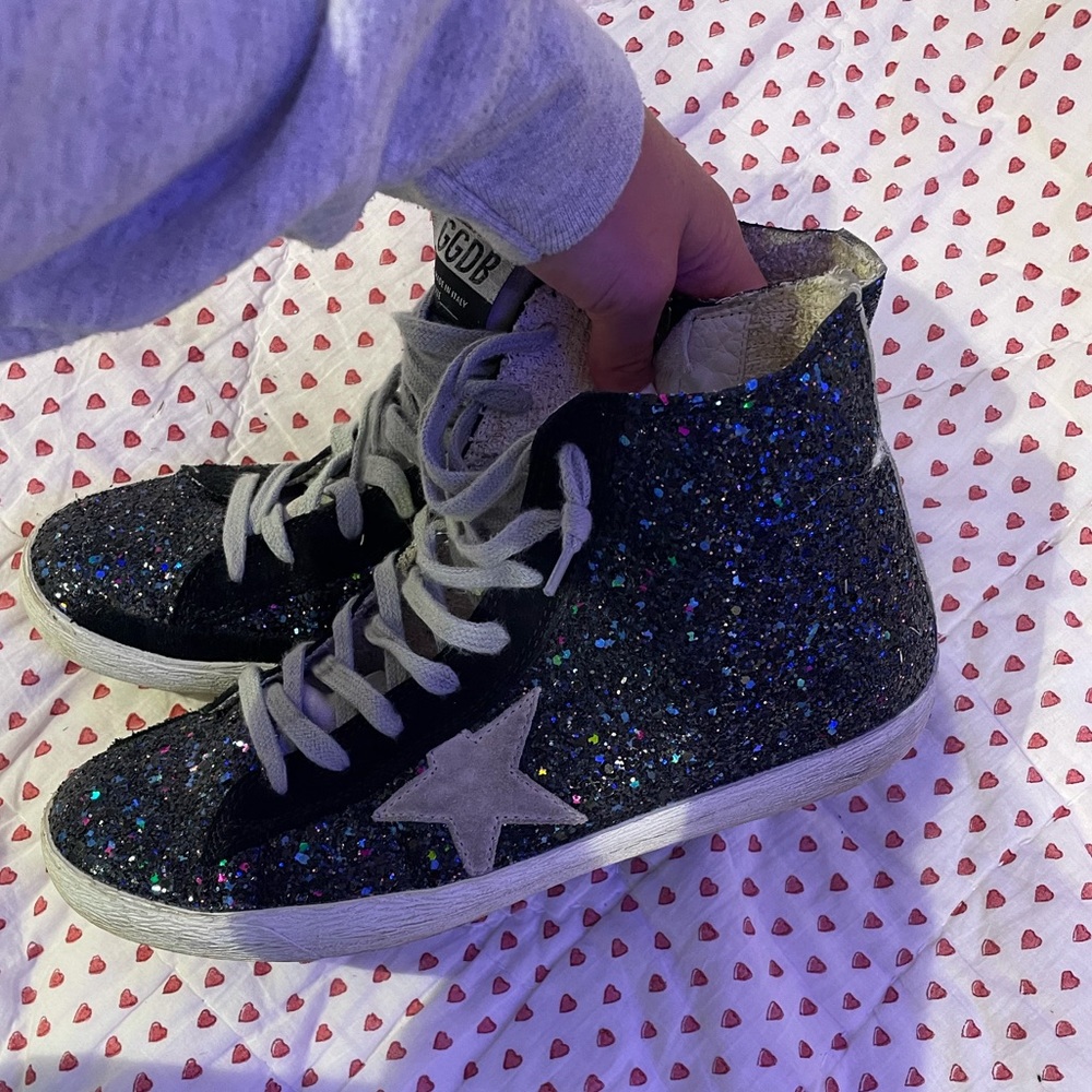 SPARKLY FRANCY GOLDEN GOOSE